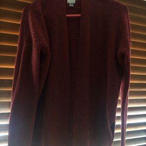 Dark red VERY SOFT red cardigan